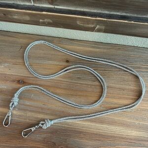 Silver Rhinestone Crossbody Strap